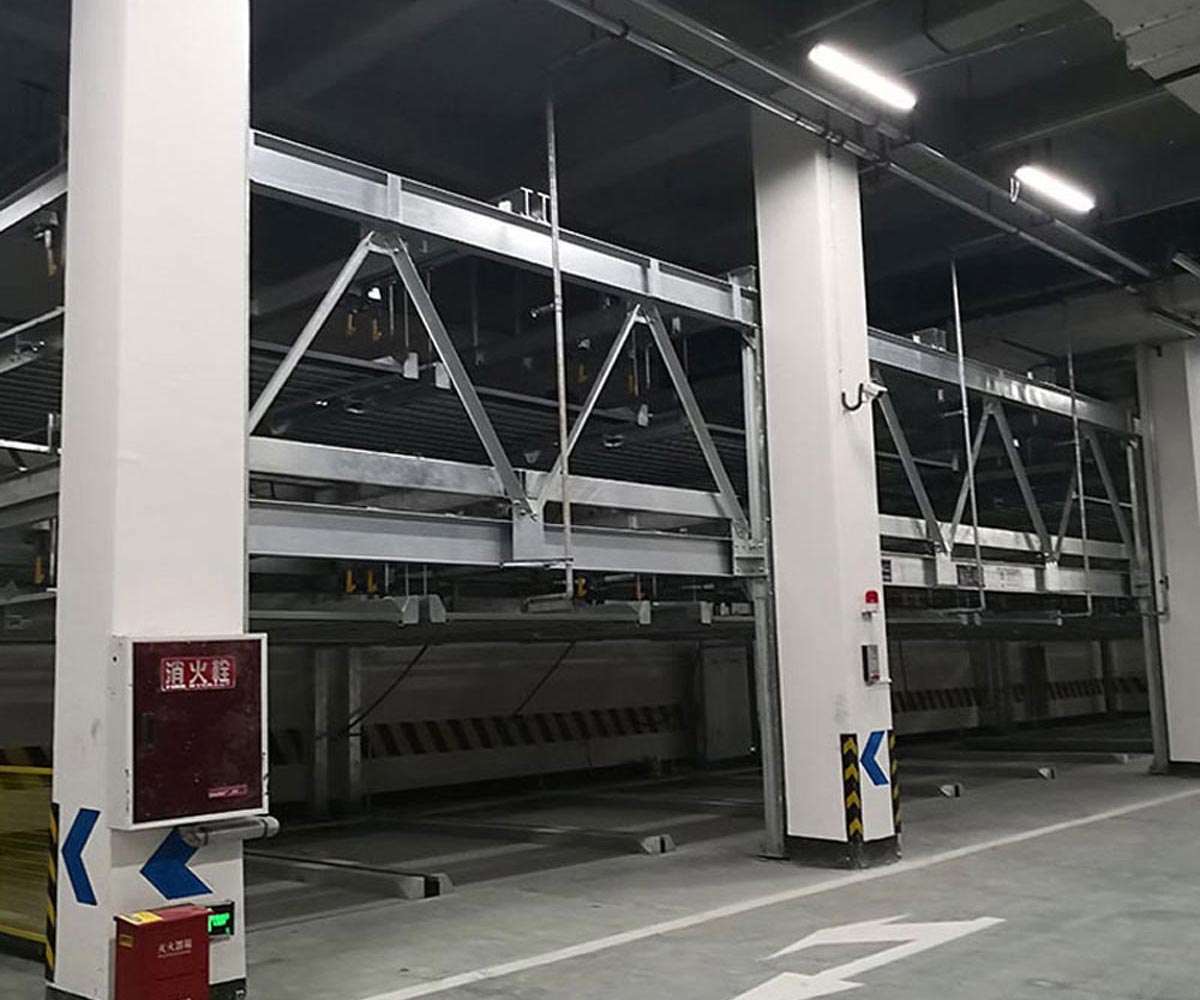 金平2层升降式立体停车库长租