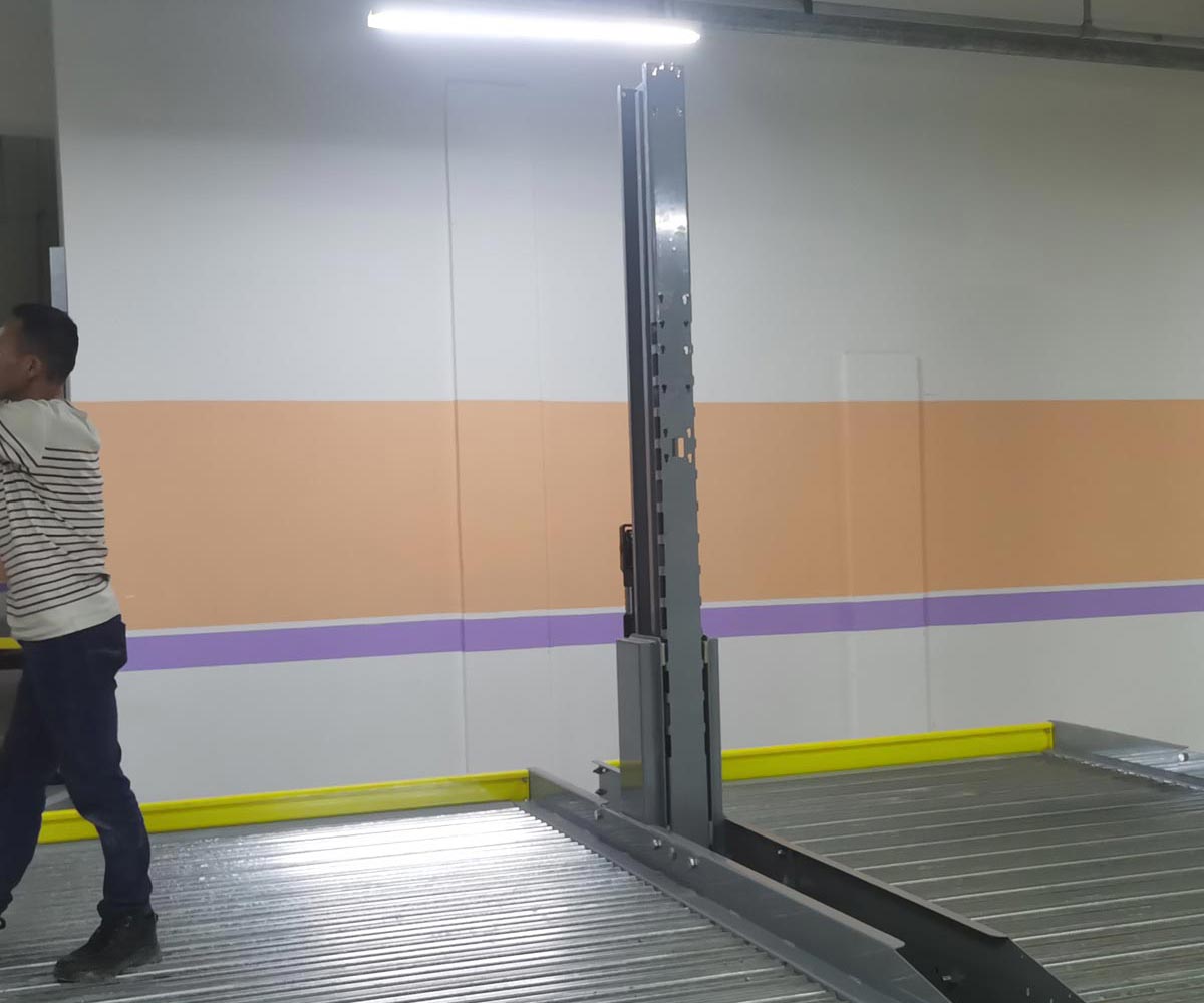 昭阳两层简易升降立体停车位维保