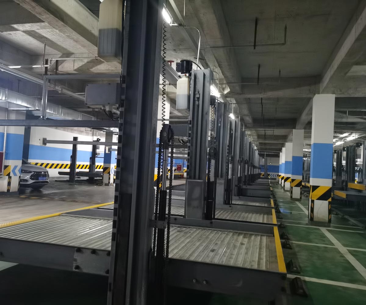 墨江双柱简易式立体停车
