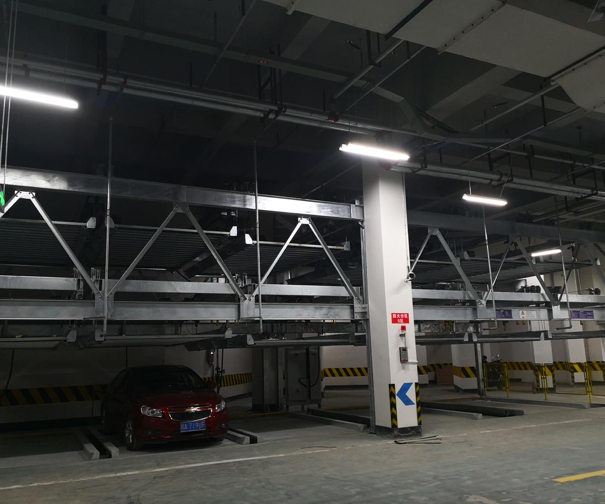 屏边二层升降立体停车